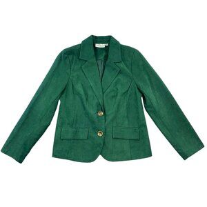 Studio Works Green Suede Blazer